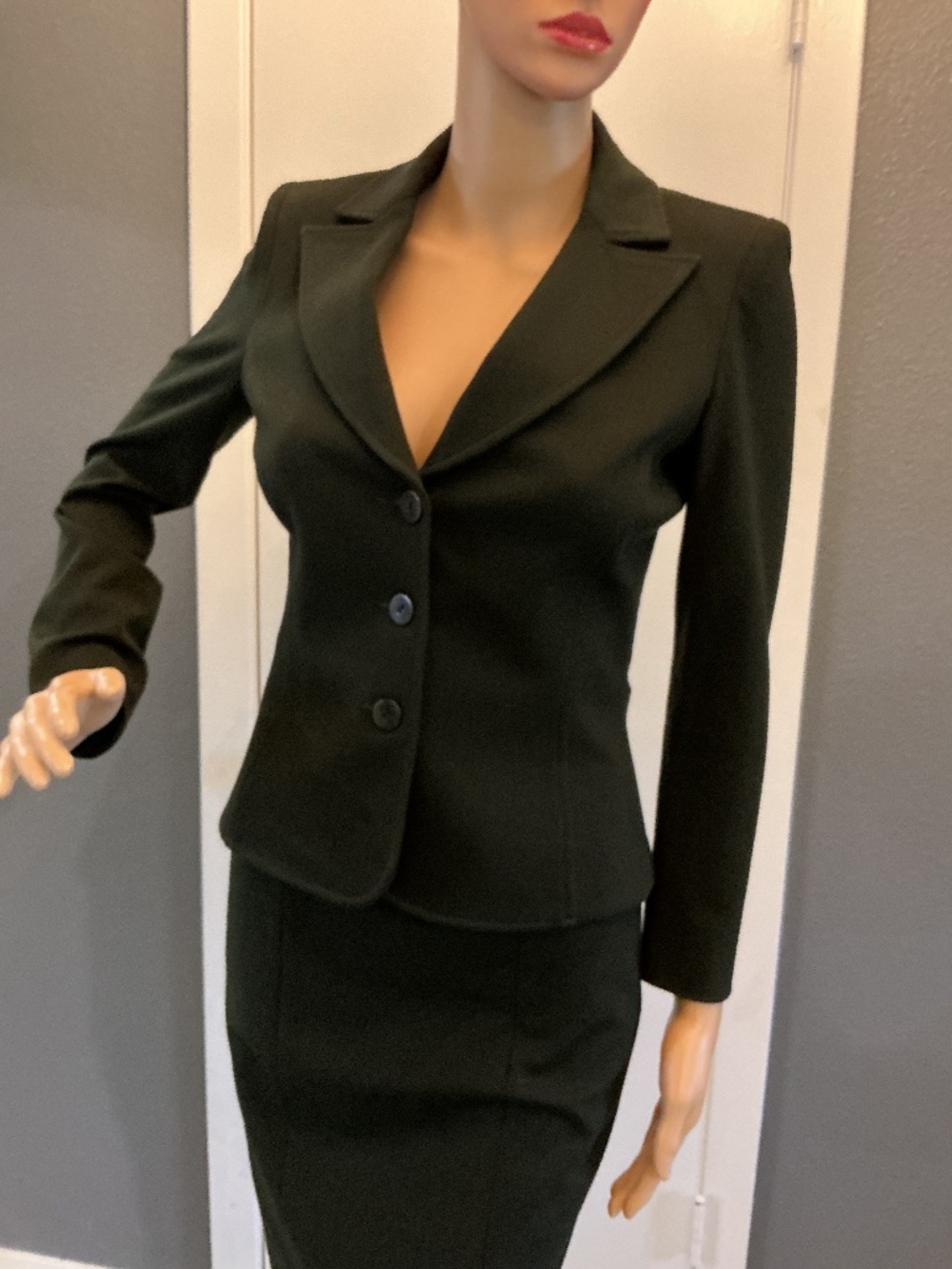 Isabel de Pedro Knit Blazer Green Size 2